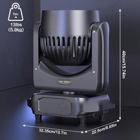 Projecteurs à tête mobile DMX 19*15W à focalisation réglable, faisceau 4-en-1, lumières de lavage à couleurs changeantes pour bars et scènes