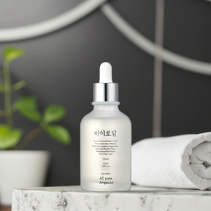 Suero AC Pure Ample Oil Control para el cuidado de los poros de sebo con extractos naturales Ampolla Coreana de pelado suave - Product Image 1