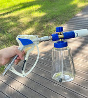 Nouvelle Lance à Mousse Transparente pour Nettoyage Auto, Bouteille Pulvérisatrice Grande Capacité Haute Pression, Nettoyage Moussant, Raccord Rapide 1/4 PA