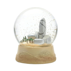 Globo di Neve Personalizzato 80mm con Monumenti Architettonici del Medio Oriente, Decorazione per la Casa con Musica, Souvenir Natalizio - Product Image 5