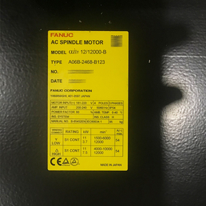 A06B-2468-B123 Nuevo Motor de Husillo AC Original FANUC A06B-2468-B123 - Product Image 2