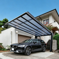 Offre Spéciale : Pergola Carport Étanche avec Toit à Lames Orientables pour Allée et Parking – Carport Solaire en Alliage d'Aluminium Étanche
