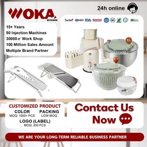 <span class=keywords><strong>WOKA</strong></span> W2002 2025 - Ensaladera Multifuncional Premium para el Hogar, Libre de BPA, con Cuchilla de Acero Inoxidable, Apta para Lavavajillas, con Drenaje para Lechuga y Verduras - Product Image 6