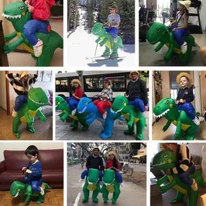 Costume gonflable amusant pour adulte et enfant, costume de dinosaure T-Rex gonflable pour Halloween, costumes de dinosaure gonflables - Product Image 6