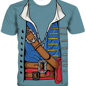 Pirate Costume Men's <b>Shirt</b> Adult <b>Funny</b> 3D Print Graphics Novelty Knitted Breathable Anti-Wrinkle Clothing - Product Image 3