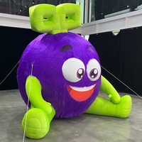 Ballon publicitaire gonflable géant de 3 m / 9,84 pi, mascotte de dessin animé personnalisée, modèle gonflable de dessin animé pour événements