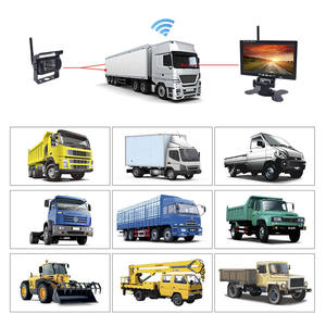 Caméra de recul sans fil 7 pouces pour camions, bus, camping-cars, remorques, excavatrices, moniteur de <span class=keywords><strong>voiture</strong></span>, <span class=keywords><strong>image</strong></span> inversée 12V-24V, caméra de recul - Product Image 6