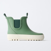 Bottes de pluie légères unisexe pour bébés et enfants, en caoutchouc naturel, avec motifs de dessins animés brodés, style mode