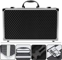Étui de Microphone pour 2, étui de Microphone sans fil étui de transport de micro dur avec mousse