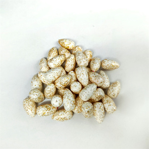 Blanc avec des <span class=keywords><strong>paillettes</strong></span> d'or eps mousse balle bouée flotteurs plate-forme de pêche flotteurs - Product Image 3