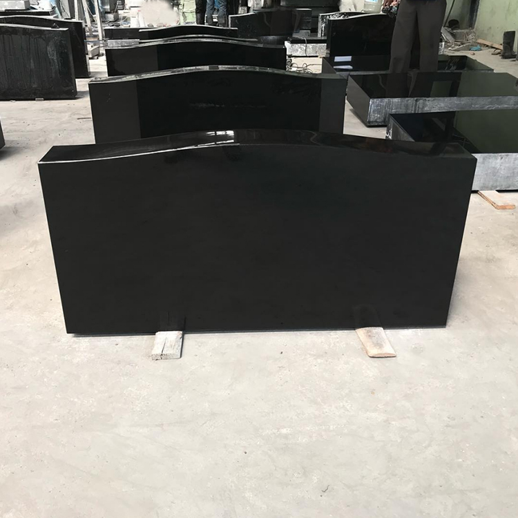 Традиционный черный гранитный камень на заказ, памятник кладбища, кладбище