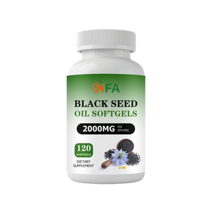 Gélules d'huile de nigelle OEM ODM avec huile de nigelle, soutien calorique, métabolisme sain, cheveux et ongles forts, peau jeune et éclatante - Product Image 1
