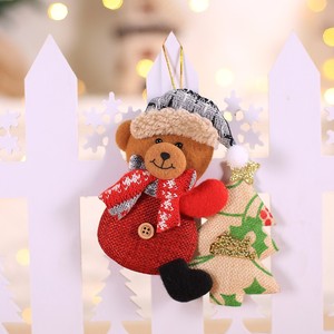 Natale casa Hotel peluche Santa Claus bambola che abbraccia il Design festivo finestra decorazione tessuto per vacanza Diwali Ramadan - Product Image 6