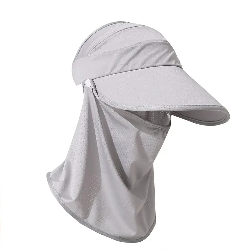 Fabbrica all'ingrosso personalizzabile primavera ed estate mascherina velo esterno UV cappello da sole cappello di alta qualità da alpinismo