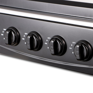 <strong>4</strong>-<strong>Burner</strong> Portable <strong>Gas</strong> Stove Design Precise Flame Control Long-Term Black Stainless Steel <strong>Cooker</strong> with Low Energy Consumption - Product Image 5