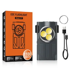 Change 10 colors Flashlight Fill light Metal Colorful full color Led Optical fiber torch Light flashlight Lighting