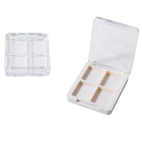 Conteneur vide pour maquillage, emballage vide, 4 couleurs, fard à paupières, rouge à lèvres, anticernes, palette OEM, imperméable, kit de fard à paupières 6 en 1