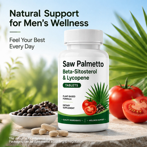 Tabletas <span class=keywords><strong>de</strong></span> Saw Palmetto, Beta Sitosterol y Licopeno, Suplemento para el Bienestar <span class=keywords><strong>de</strong></span> <span class=keywords><strong>la</strong></span> Próstata Masculina - Product Image 3