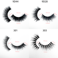 Faux Cils Naturels Longs, Pleines Bandes, Fibre Végétalienne, Mélange Personnalisé, Marque Privée, Logo Personnalisé