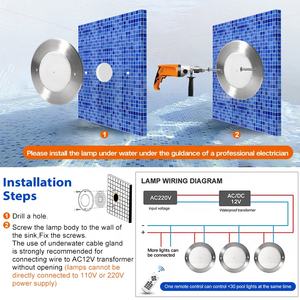 Pequeña lámpara <span class=keywords><strong>de</strong></span> <span class=keywords><strong>piscina</strong></span> subacuática ultrafina AC12V <span class=keywords><strong>cubierta</strong></span> <span class=keywords><strong>de</strong></span> PC <span class=keywords><strong>de</strong></span> acero inoxidable Dc12V 6W Luz <span class=keywords><strong>de</strong></span> <span class=keywords><strong>piscina</strong></span> Led <span class=keywords><strong>para</strong></span> <span class=keywords><strong>piscina</strong></span> - Product Image 5