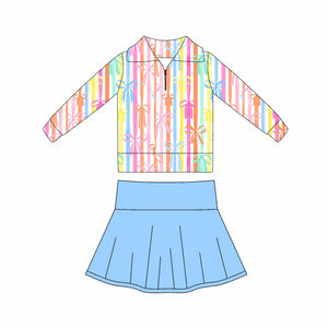 ชุด GLP3035สำหรับเด็กผู้หญิงชุดมีซิปสำหรับเล่นโยคะเด็กชุดจับคู่หัวใจวาเลนไทน์สีแดงสีชมพูสำหรับเด็กผู้หญิง - Product Image 4