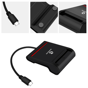 Zoweetek <span class=keywords><strong>Mini</strong></span> USB-C thông minh ATM/ID/IC/Đầu đọc thẻ tín dụng-c EMV cac Sis Đầu đọc thẻ chip Đầu đọc thẻ để kiểm soát truy cập - Product Image 6