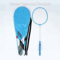 Ensemble de badminton pour enfants de haute qualité, qualité professionnelle, pointe souple légère, manche souple, poignées colorées, livraison gratuite pour les commandes en gros
