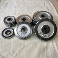 Ensemble d'haltères réglables 20 30 50kg Gym Iron Casting Chrome Carry Box Emballage pour l'haltérophilie 50KG 55KG Poids Ensemble d'haltères