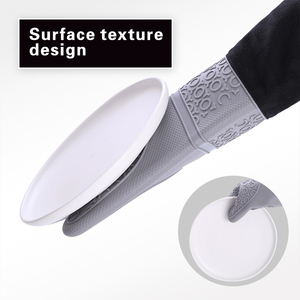 Maniques <span class=keywords><strong>de</strong></span> cuisine multifonctionnelles extra longues, résistantes à la chaleur, en silicone, pour four, flexibles et professionnelles - Product Image 6