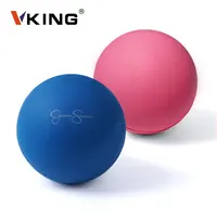 कस्टम रंगीन रबर उच्च उछल स्क्वैश गेंद रबर खिलौना गेंद लैक्रोस मालिश गेंद