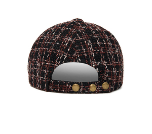 Béret unisexe automne-hiver en tricot rayé en coton et polyester, chapeau d'artiste français, personnalité tendance, bonnet chaud 57-61cm - Product Image 3