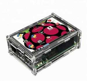 3,5-Zoll-TFT-LCD-Display Touchscreen-Monitor für Raspberry <span class=keywords><strong>Pi</strong></span> 3 2 Modell B Raspberry <span class=keywords><strong>Pi</strong></span> 1 Modell B 480x320 RGB-Pixel mit Gehäuse - Product Image 1