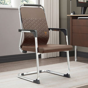 Personalizable Sala de reuniones Conferencia Visitante Oficina Estudio <span class=keywords><strong>Silla</strong></span> de cuero Muebles de oficina <span class=keywords><strong>Sin</strong></span> <span class=keywords><strong>ruedas</strong></span> - Product Image 1