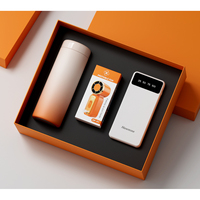 Coffrets cadeaux promotionnels d'entreprise pour la vente en gros : parapluie, gourde, bouteille, marketing, logo personnalisé, coffret cadeau d'affaires de luxe