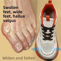Baskets larges pour hommes à semelle épaisse, légères, pour la course, avec embout spacieux, pour jeunes et pieds larges, grandes tailles