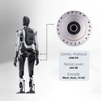 Réducteur de boîte de vitesses ZBDynamiX, actionneur robotique à entraînement harmonique avec moteur à engrenages BLDC 48V pour robot IA intelligent ou robot humanoïde