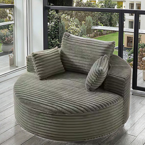 Fauteuil d'appoint nuage surdimensionné modulaire moderne, siège de salon mi-confortable compressé, design en tissu rembourré, salon, chambre à coucher, villa - Product Image 2