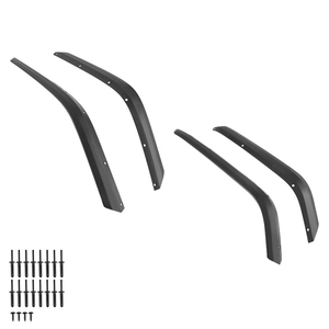 4PCS Extension d'aile ABS noir pour <span class=keywords><strong>jeep</strong></span> pour <span class=keywords><strong>wrangler</strong></span> <span class=keywords><strong>JK</strong></span> 2007-2017 J401 - Product Image 2