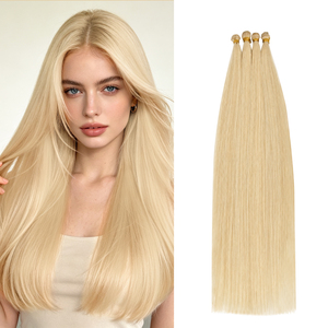 Extensions de cheveux humains tissées à la main, lisses et soyeuses, cheveux bruts indiens et chinois, pour salon professionnel. - Product Image 1