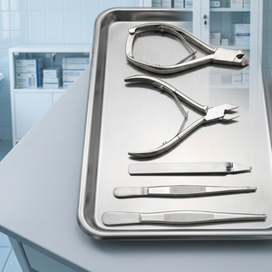 Stainless Steel <b>Professional</b> Sharp Straight Cuticle Nippers <b>Nail</b> <b>Clipper</b> Manicure Pedicure Wide Jaw Opening Double Action Finger - Product Image 5
