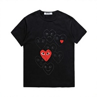 T-shirt à manches courtes en jersey imprimé sérigraphié style hip-hop pour homme RUSHX ACTIVEWEAR, 100% coton, 250gsm-300gsm