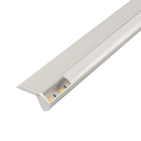 Profil de lumière de nez d'escalier d'étape de DC12V 3000K/4000K/6000K pour la lumière de bande de LED