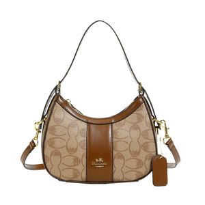 Sac bandoulière rétro haut de gamme en PU pour femme, style vintage avec fermeture éclair géométrique et décoration lettres - Product Image 5