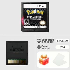 Cartouche de jeu Pokémon blanche et <span class=keywords><strong>noire</strong></span>, toute neuve, haute qualité, version américaine/européenne, langue anglaise, pour DSL <span class=keywords><strong>DSI</strong></span> - Product Image 2