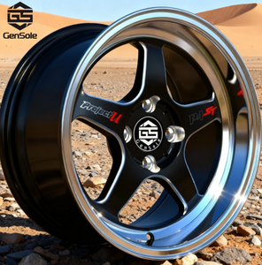 Jantes de voiture populaires d'usine, 15 pouces, 4X100, jantes en alliage de voiture XINLAI, vente chaude, 1 pièce, concave profond - Product Image 2