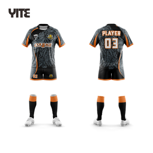 Maillot de Rugby de <span class=keywords><strong>tatouage</strong></span> <span class=keywords><strong>personnalisé</strong></span> pur sur le fichier maillot de Rugby Club de Sublimation Pacific Rugby League Wear Teamwear - Product Image 4