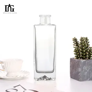 More than 20+ Kinds 700 ml 70 cl Flat Shape Glass Bottle for Liquor Vodka Whisky Spirit Gin Rum