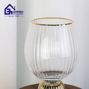 Cadeau verre à <span class=keywords><strong>champagne</strong></span> <span class=keywords><strong>coupe</strong></span> à vin <span class=keywords><strong>forme</strong></span> marteau avec fond plaqué ion fournisseur chinois nouveau design tasse en verre verrerie <span class=keywords><strong>de</strong></span> haute qualité - Product Image 5