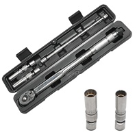HTL – Jeu de clés dynamométriques magnétiques pour bougies d'allumage, 5 pièces, clé à cliquet, clé dynamométrique réglable, clé à main, ensemble d'outils de réparation manuels
