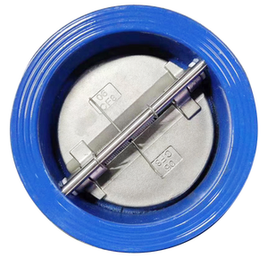 <span class=keywords><strong>Clapet</strong></span> <span class=keywords><strong>anti</strong></span>-<span class=keywords><strong>retour</strong></span> universel <span class=keywords><strong>vertical</strong></span> à lamelles papillon en fonte ductile à double plaque avec bride DIN - Product Image 2